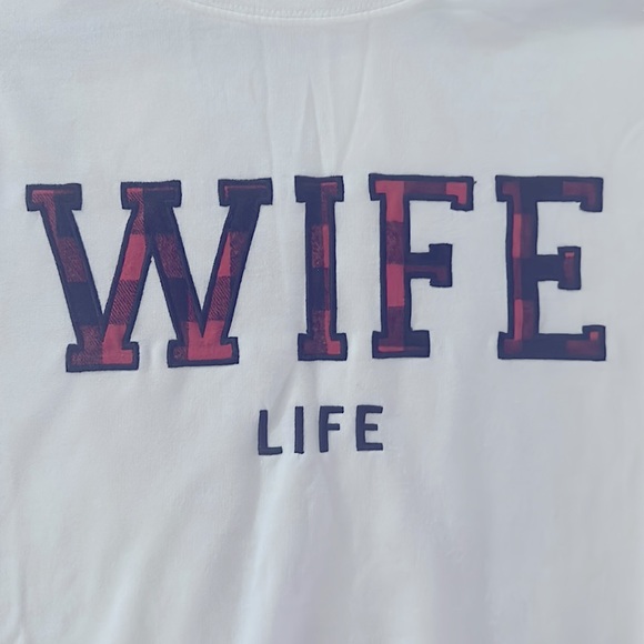 2-Pack White David’s Bridal Sweatshirts (MRS & Wife Life) - Picture 5 of 8